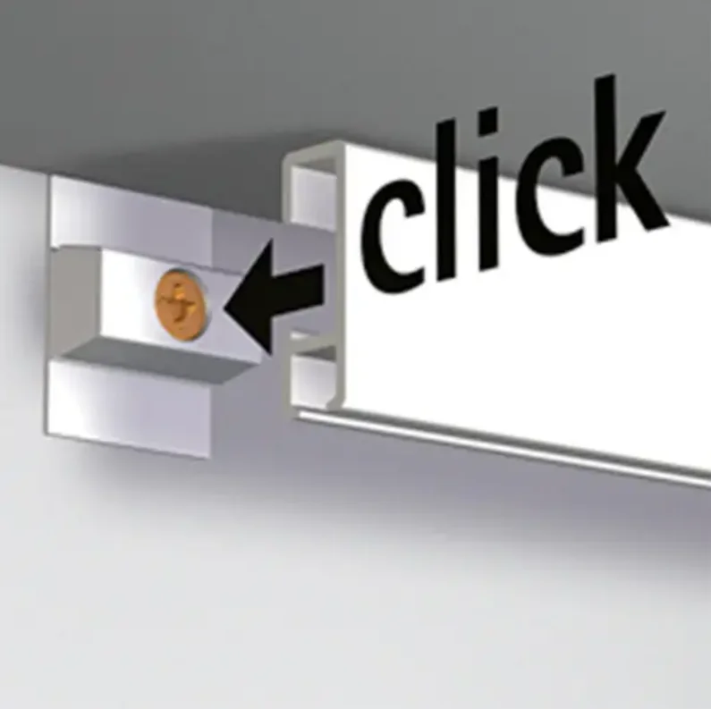 CLICK RAIL paveikslų pakabinimo sistema